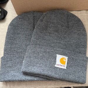 Carhartt Charcoal Knit Beanie, 2 of them - new. Toddler size, one size only